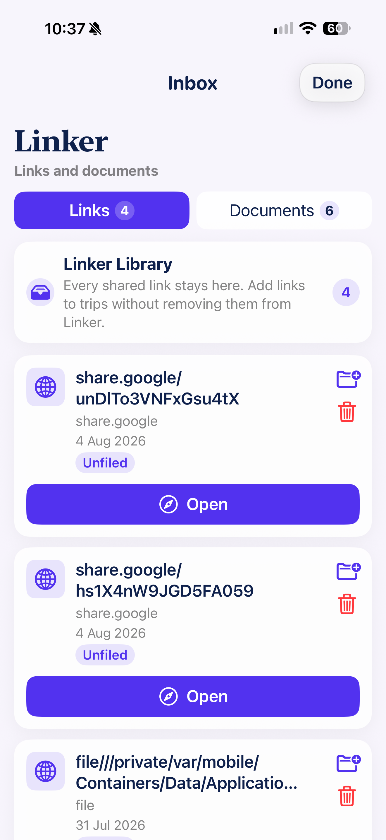TripsWallet Linker